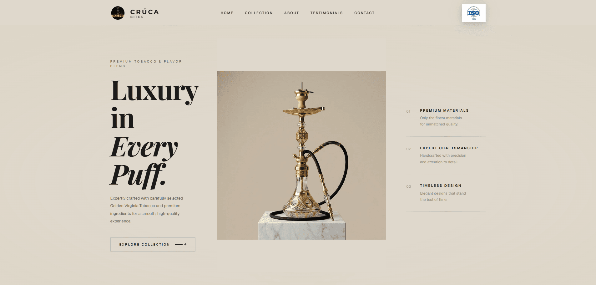 Crúca Bites Full-Stack Web Application